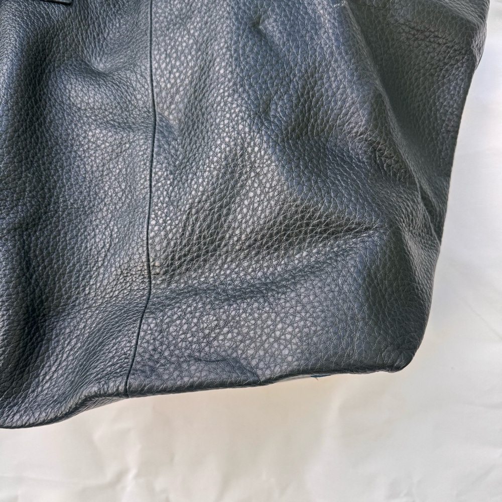 Pulicati // grey leather slouchy early 2000s purse - Picture 3 of 10